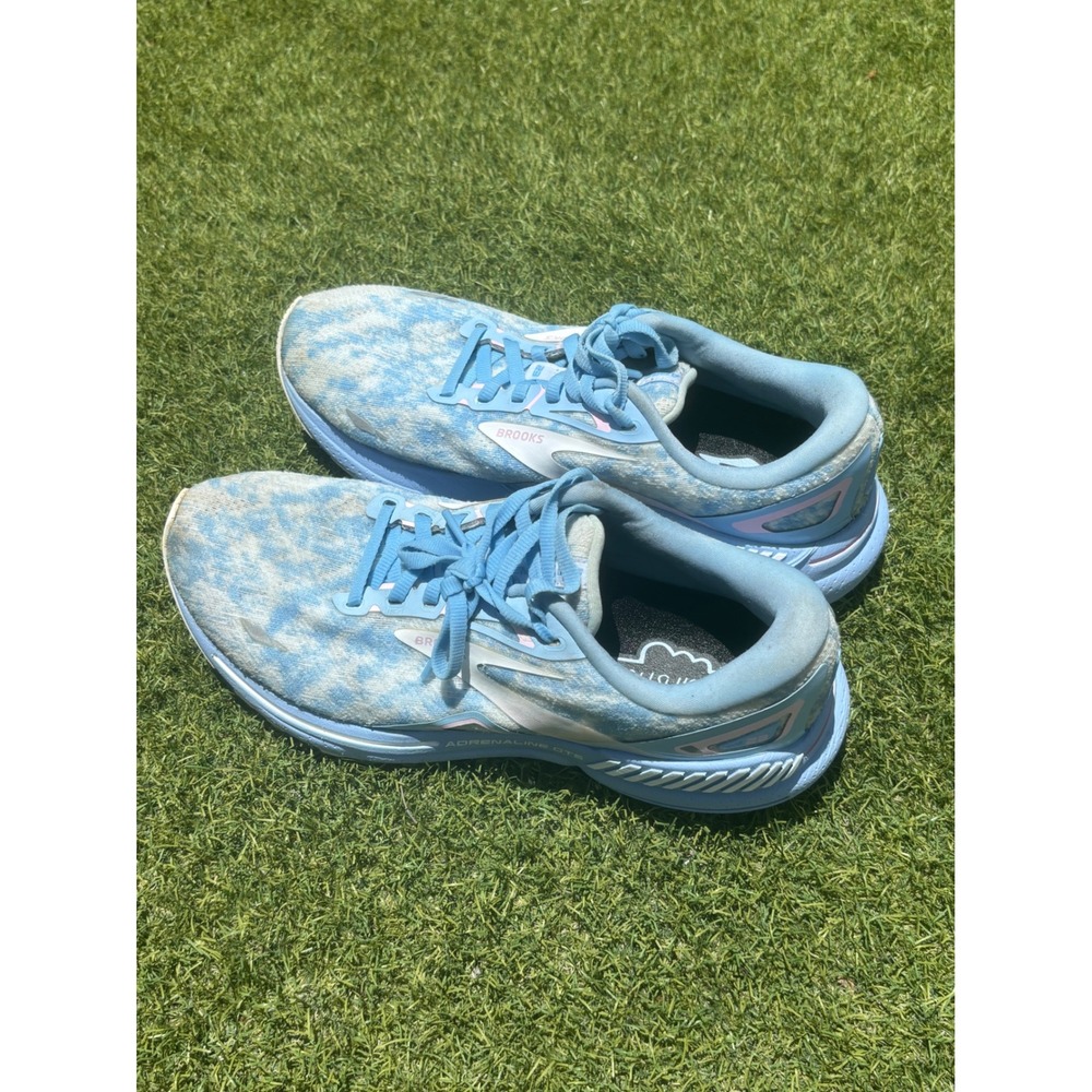 Brooks Adrenaline GTS 23 Womens Running Shoes Blue White Size 10.5 - Picture 9 of 14